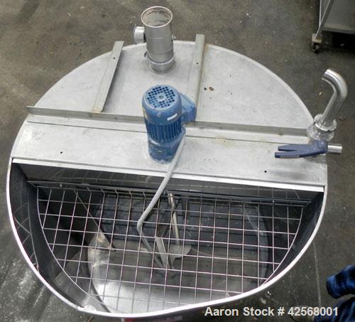 Used Della Toffola Rotary Vacuum Filter, 107 Square Feet (10 square meter) Filter Area, Model EC 10. 304 Stainless Steel. 46.8” Diameter x 93.6” straight side (1200 mm x 2500 mm straight side) filter...