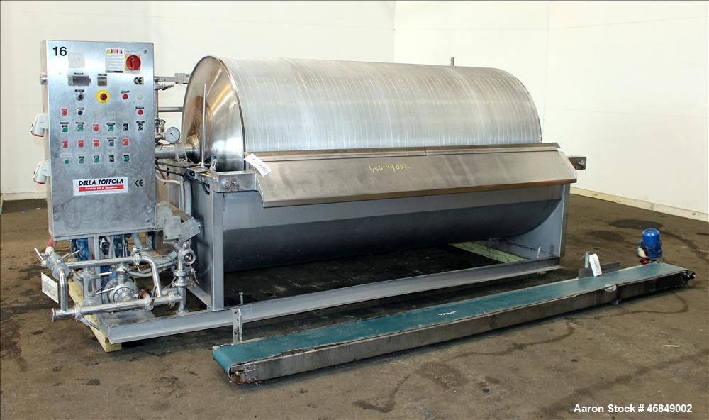 Used Della Toffola horizontal rotary vacuum filter
