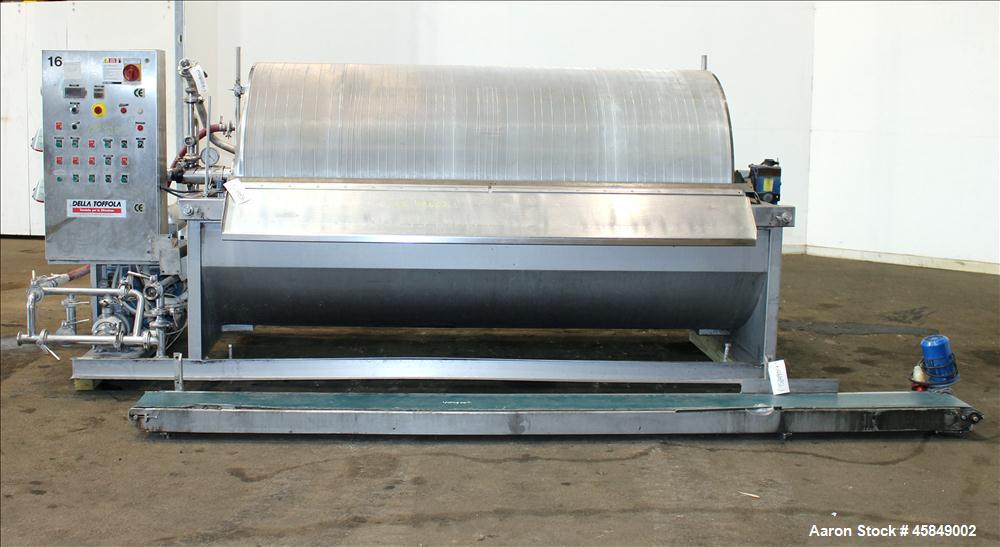 Used Della Toffola horizontal rotary vacuum filter