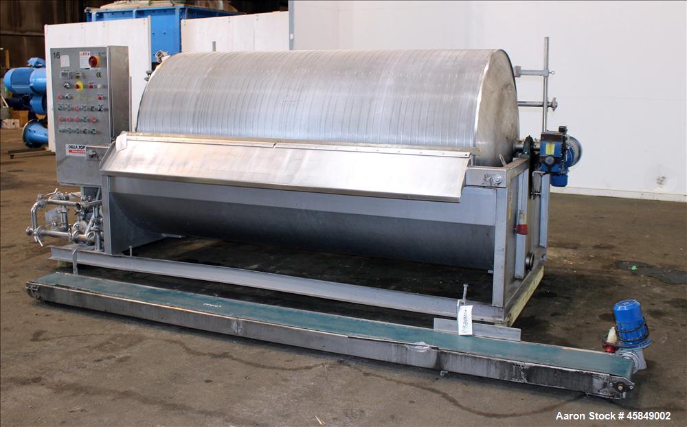 Used Della Toffola horizontal rotary vacuum filter