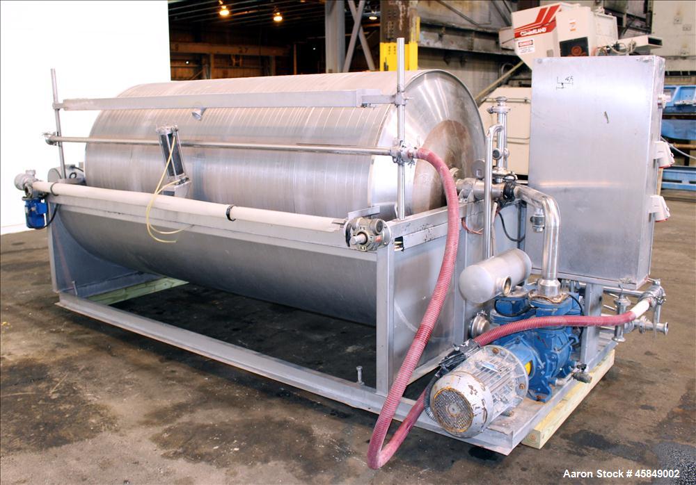 Used Della Toffola horizontal rotary vacuum filter