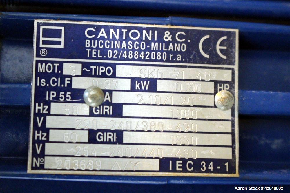 Used Della Toffola horizontal rotary vacuum filter