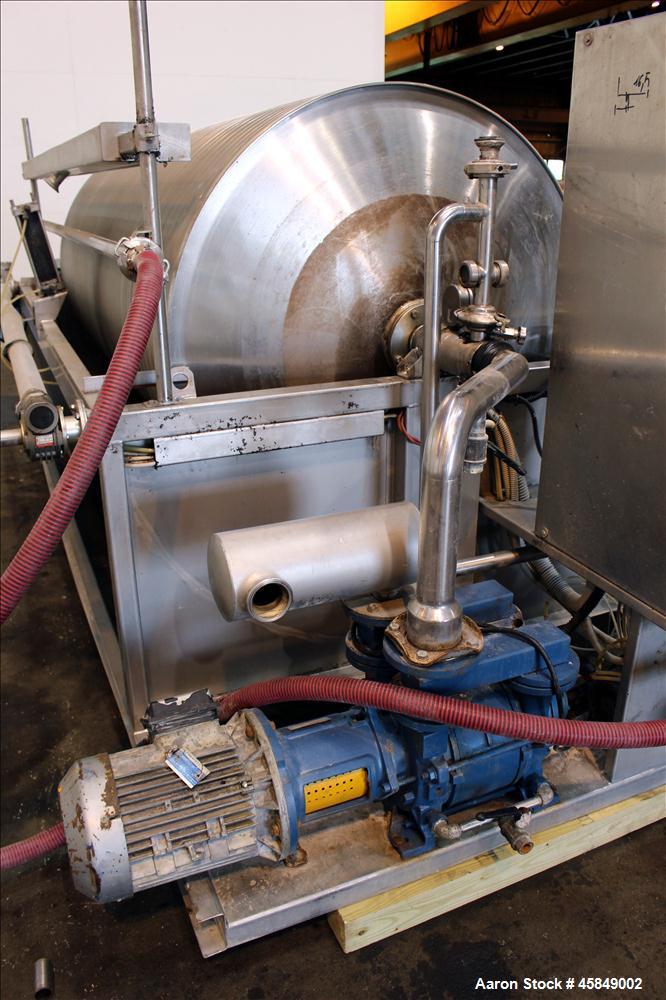 Used Della Toffola horizontal rotary vacuum filter