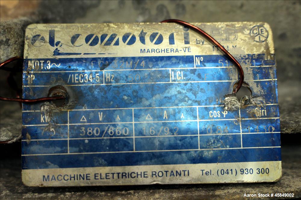 Used Della Toffola horizontal rotary vacuum filter