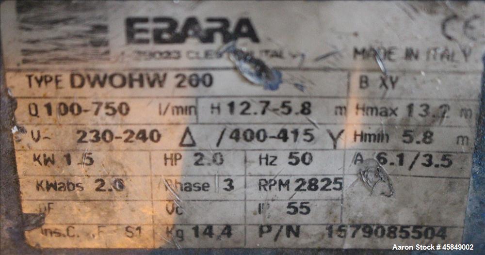 Used Della Toffola horizontal rotary vacuum filter