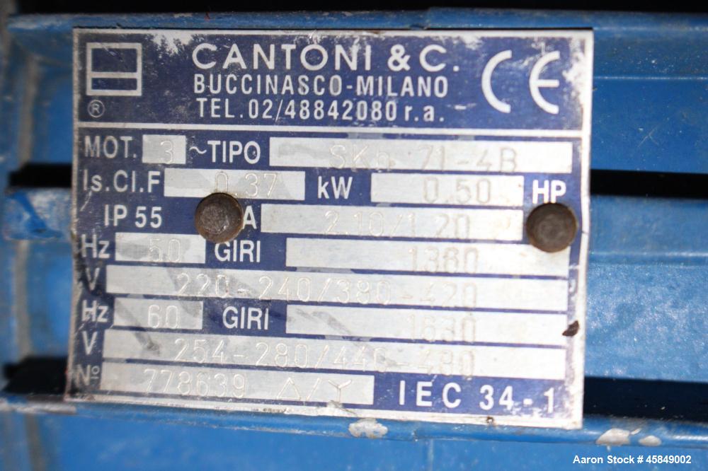 Used Della Toffola horizontal rotary vacuum filter