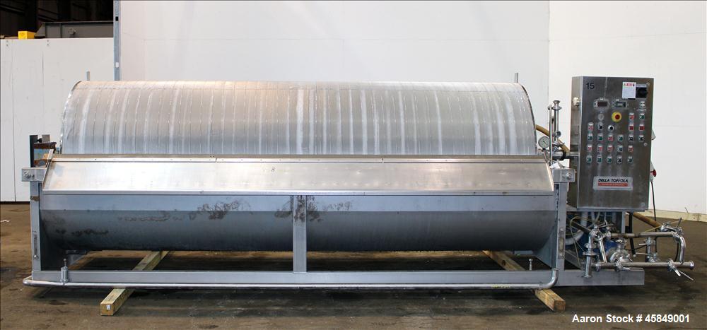 Used Della Toffal horizontal rotary vacuum filter