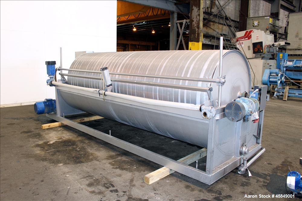Used Della Toffal horizontal rotary vacuum filter