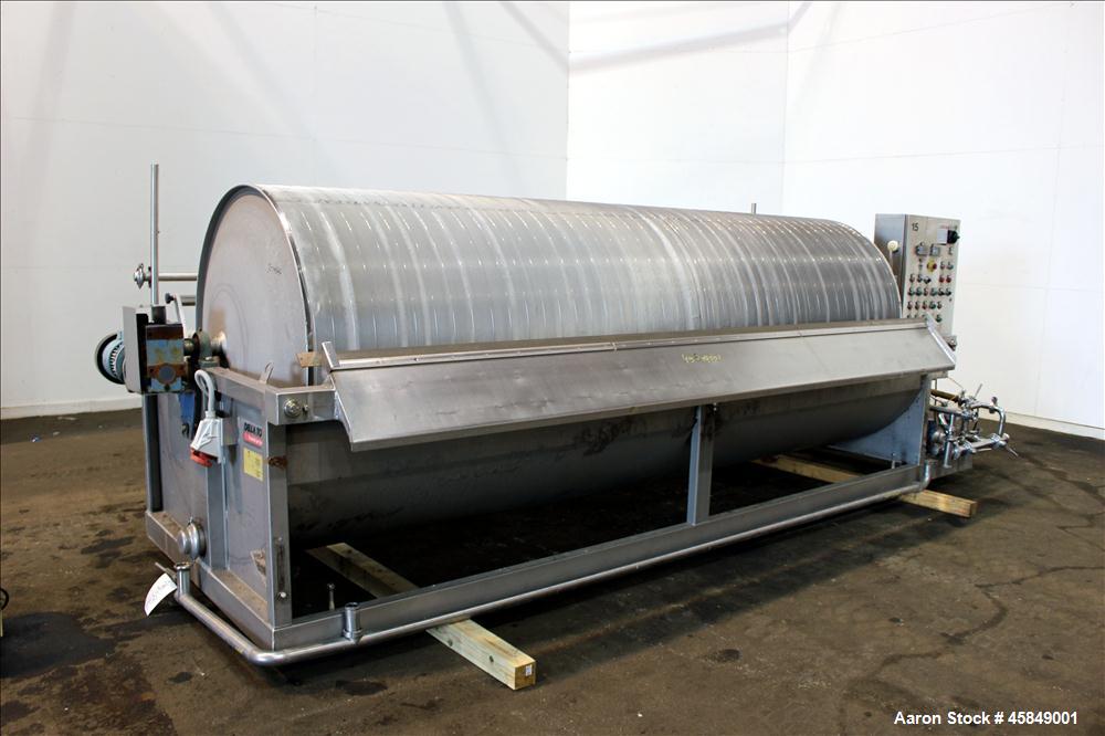 Used Della Toffal horizontal rotary vacuum filter