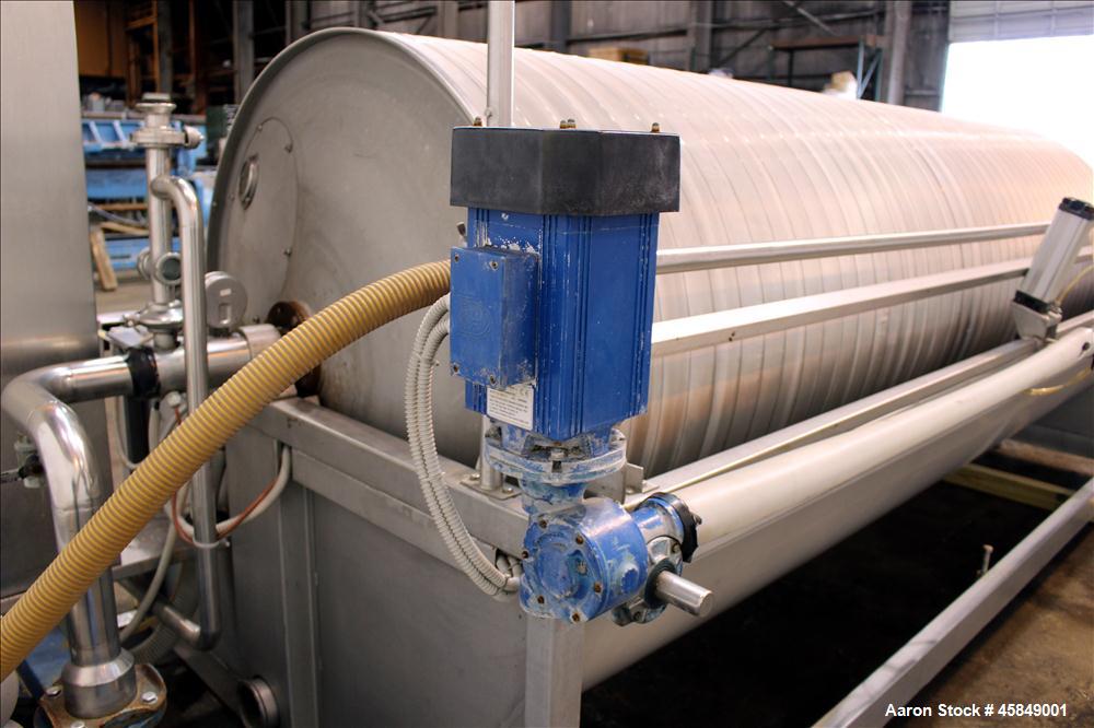 Used Della Toffal horizontal rotary vacuum filter