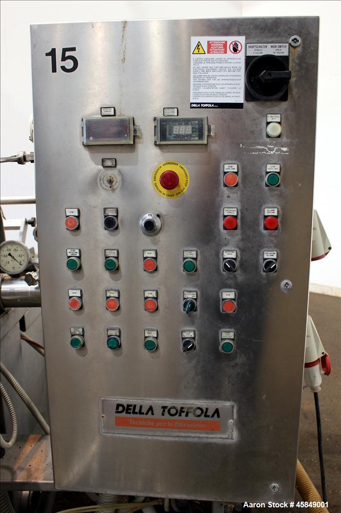 Used Della Toffal horizontal rotary vacuum filter