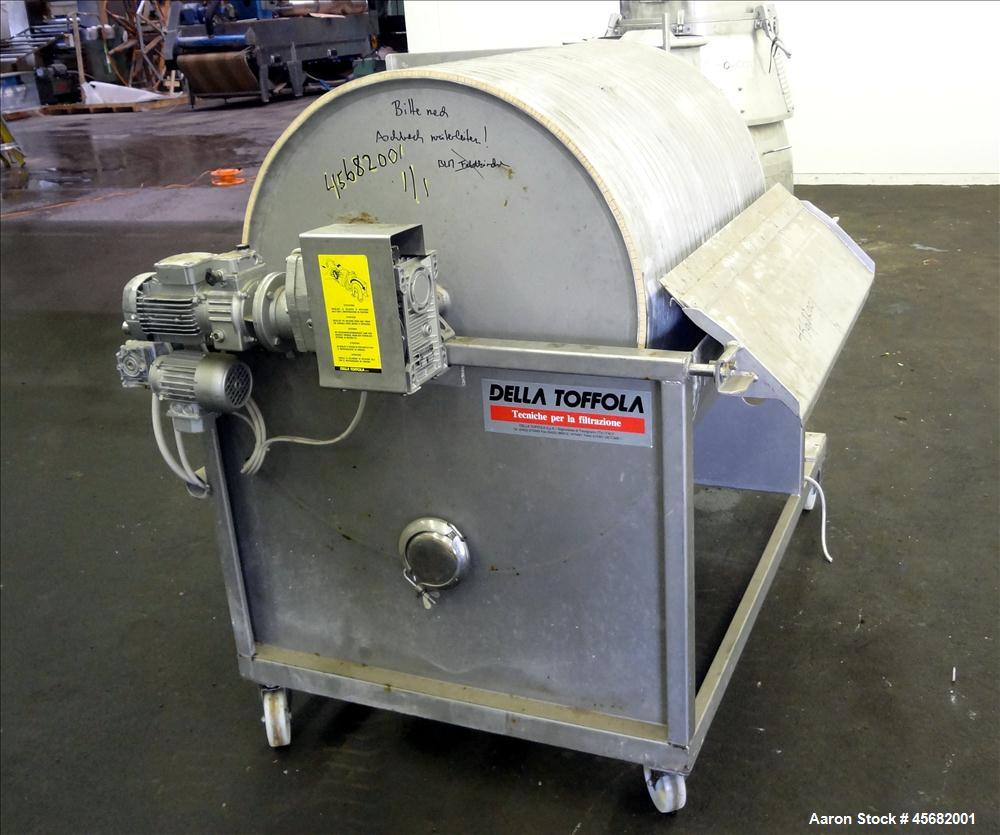 Used Della Toffola Rotary Vacuum Filter, Model V2.5