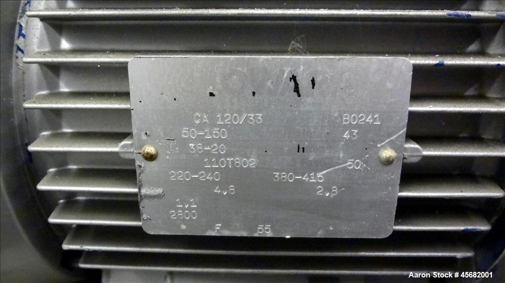 Used Della Toffola Rotary Vacuum Filter, Model V2.5
