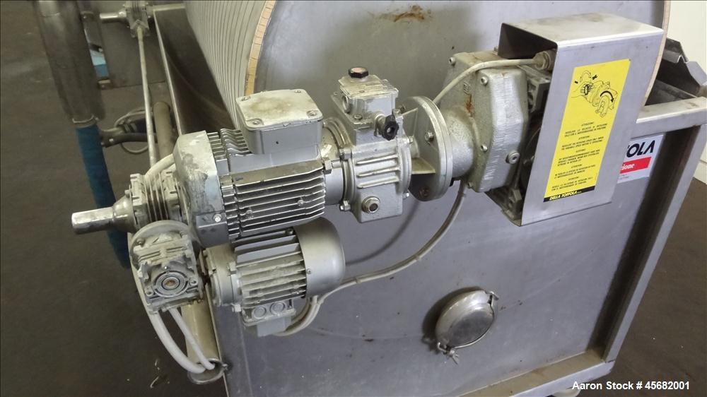 Used Della Toffola Rotary Vacuum Filter, Model V2.5