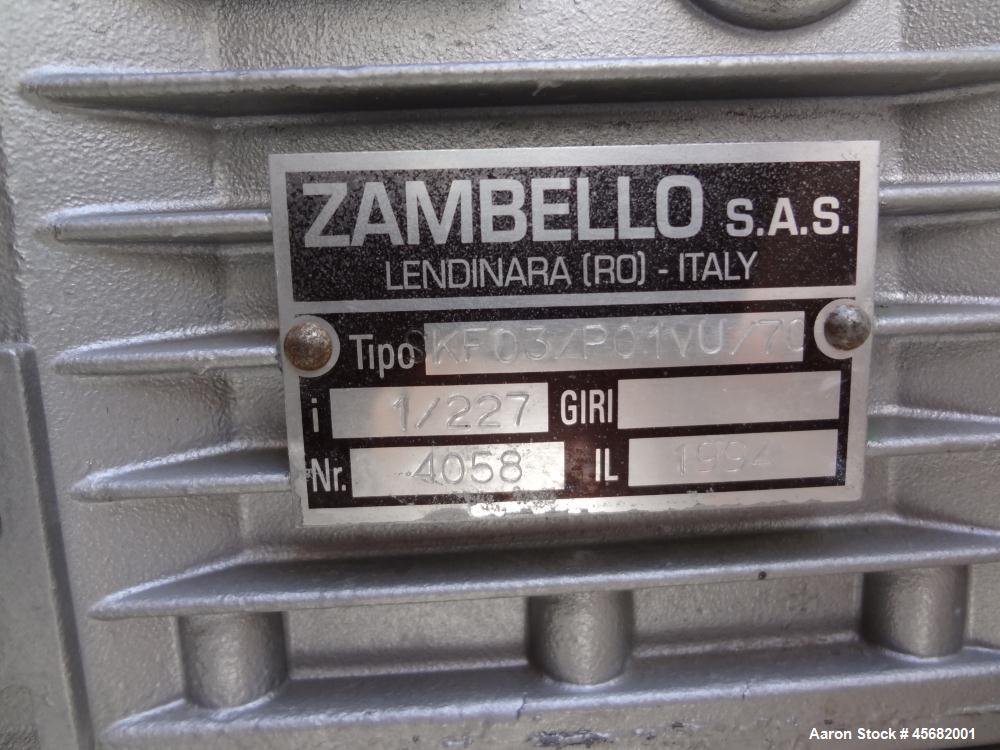 Used Della Toffola Rotary Vacuum Filter, Model V2.5