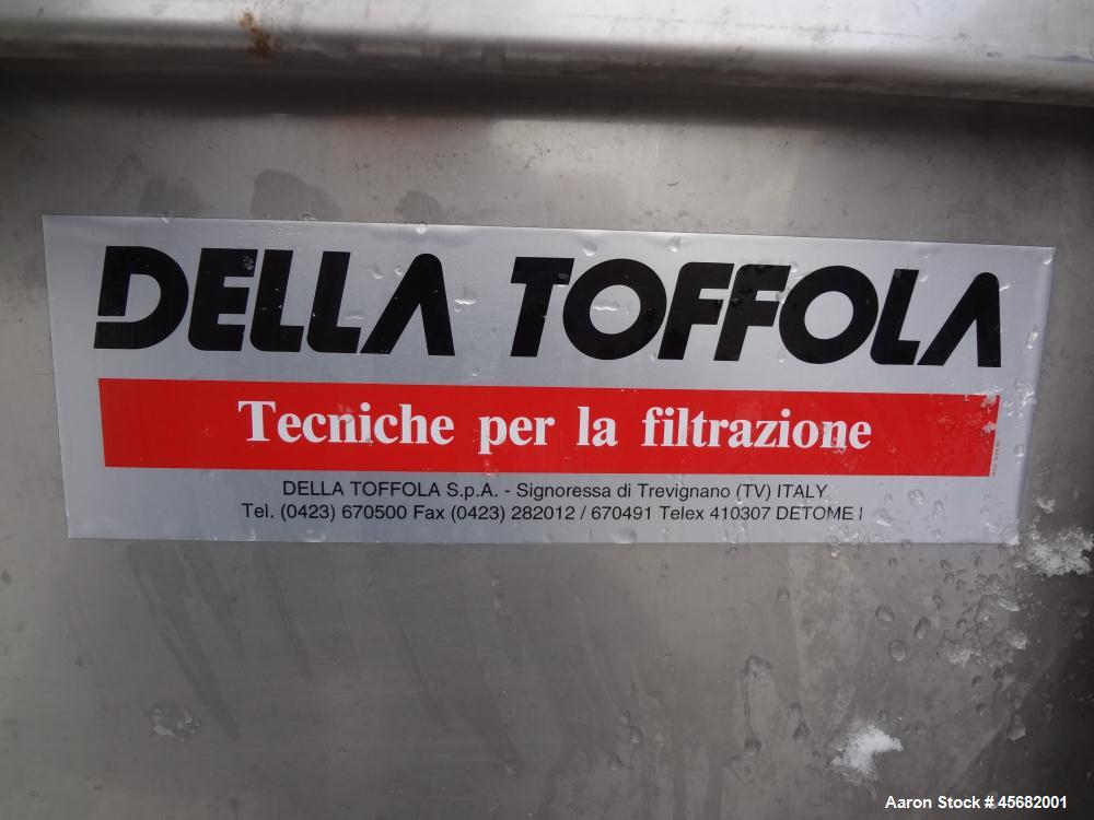 Used Della Toffola Rotary Vacuum Filter, Model V2.5