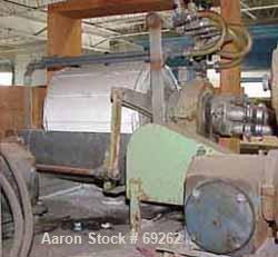 USED: Dorr Oliver rotary vacuum filter, 316 stainless steel contact area. Approximate 3 square foot surface area. 12" diameter x 12" face drum, driven by a 1/4 hp, 220/440 volt, variable gear drive. ...