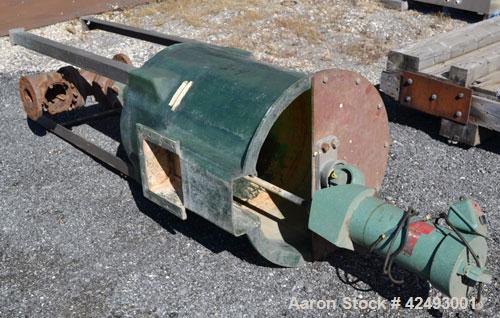 Used Eimco Sanitary Eimcobelt Rotary Vacuum Filter, 376 Square Feet Filter Area, Carbon Steel. Drum 144’’ diameter x 120’’ face, variable submergence. Drum driven by a 3 hp, 3/60/230/460 volt, 1755 r...