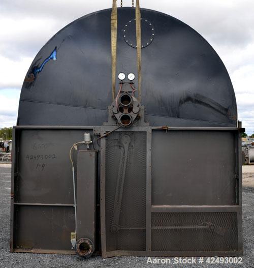 Used Eimco Sanitary Eimcobelt Rotary Vacuum Filter, 376 Square Feet Filter Area, Carbon Steel. Drum 144’’ diameter x 120’’ face, variable submergence. Drum driven by a 3 hp, 3/60/230/460 volt, 1755 r...