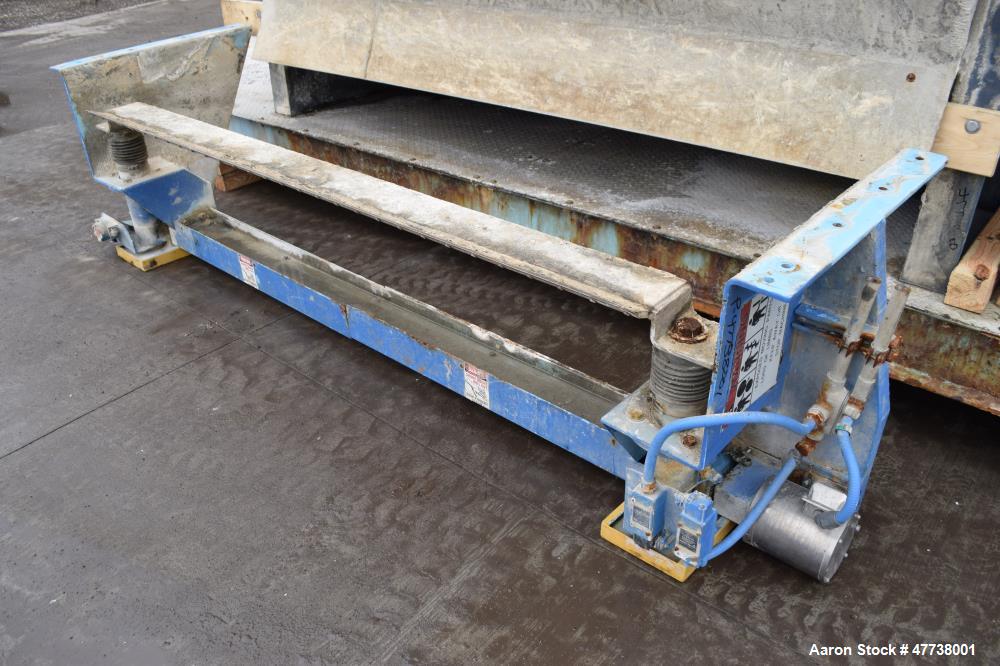 Used Eimco Pre-Coat Rotary Vacuum Filter, Approximate 150 Square Feet Filter Area, Carbon Steel. Drum 6 diameter x approximate 8 face driven by a 3/4hp, 3/60/208-230/460 volt, 1725 rpm Speed-Trol var...