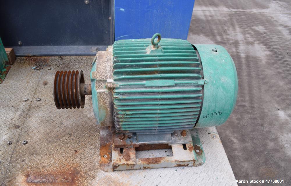 Used Eimco Pre-Coat Rotary Vacuum Filter, Approximate 150 Square Feet Filter Area, Carbon Steel. Drum 6 diameter x approximate 8 face driven by a 3/4hp, 3/60/208-230/460 volt, 1725 rpm Speed-Trol var...