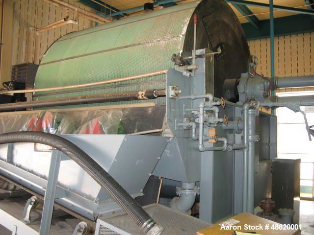 Used Eimco "Eimcobelt" Carbon Steel Rotary Vacuum Filter