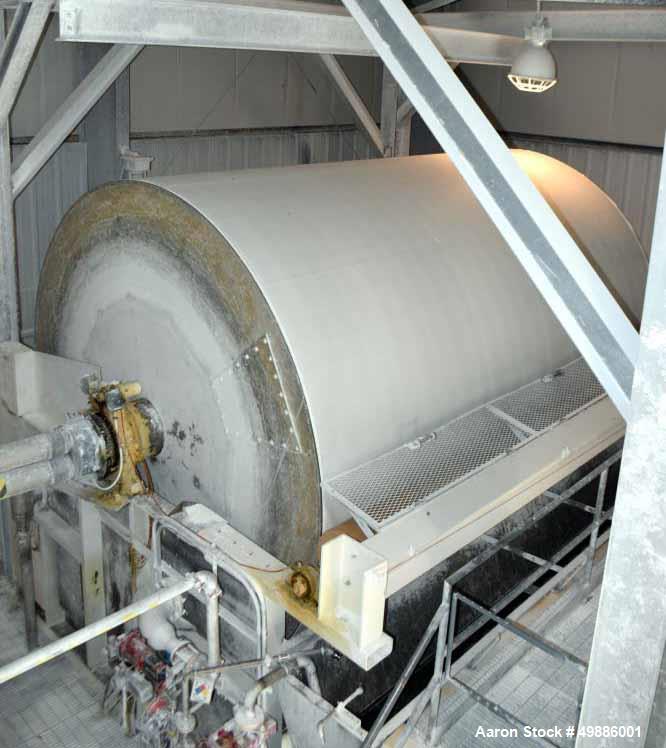 Used Eimco Rotary Vacuum Filter, Approximate 603 Square Feet Filter Area