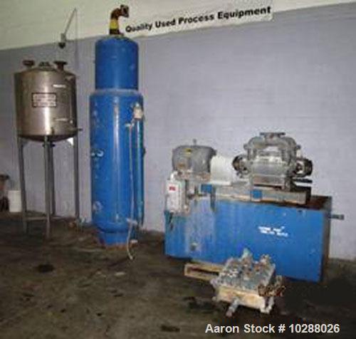 Used Komline Sanderson Rotary Vacuum Precoat Filter System, Model KS-1-585, Carbon Steel.Approximately 72" diameter drum x 96" long.Spray wash bar on the back side.Equipped with a Sihi vacuum pump dr...
