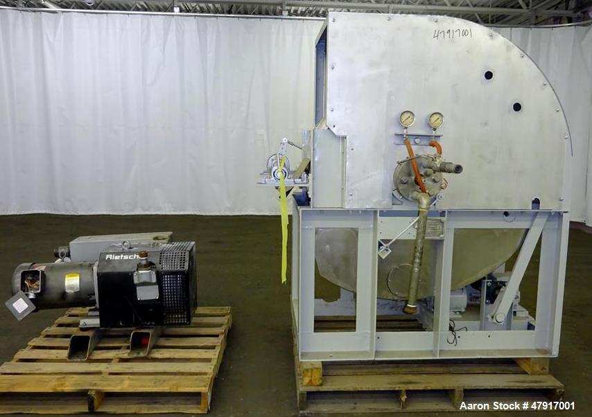 Used Komline-Sanderson Rotary Vacuum Filter 316 Stainless Steel.