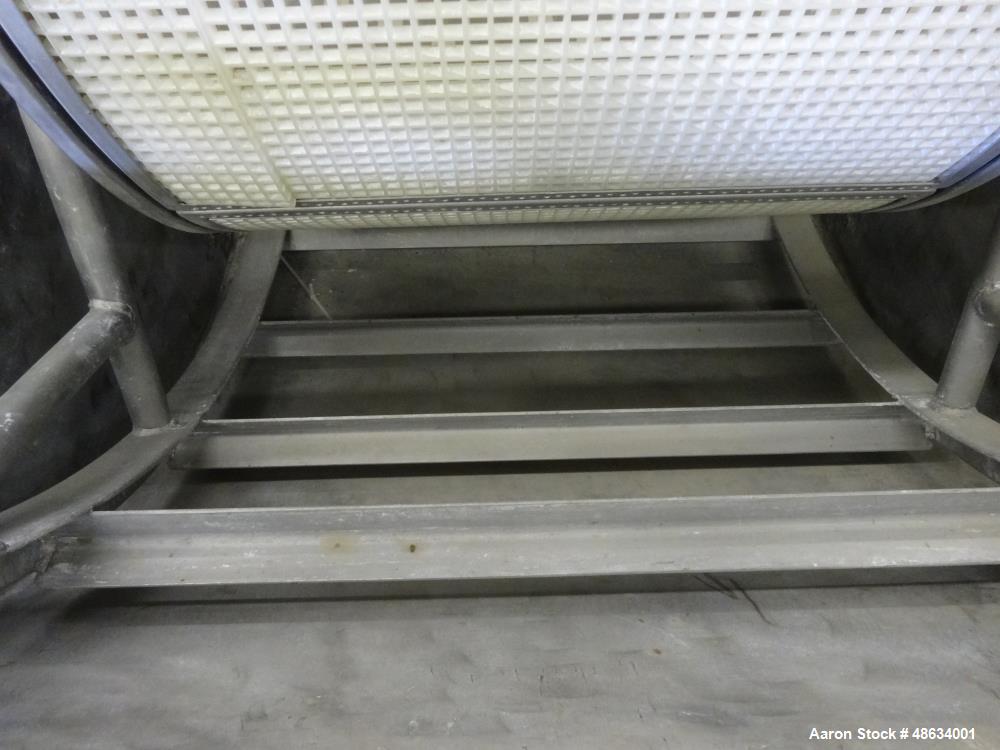Used Komline Sanderson Rotary Vacuum Filter, Approximate 18.8 Square Feet, 316