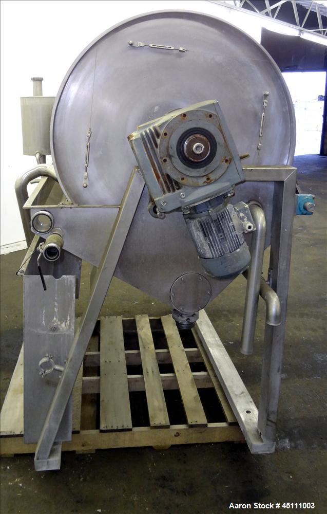 Used- Stainless Steel Larsson Rotary Vacuum Filter