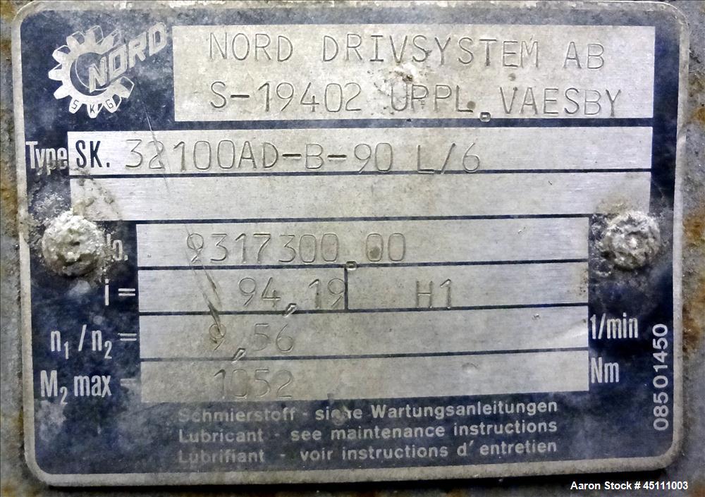 Used Stainless Steel Larsson Rotary Vacuum Filter
