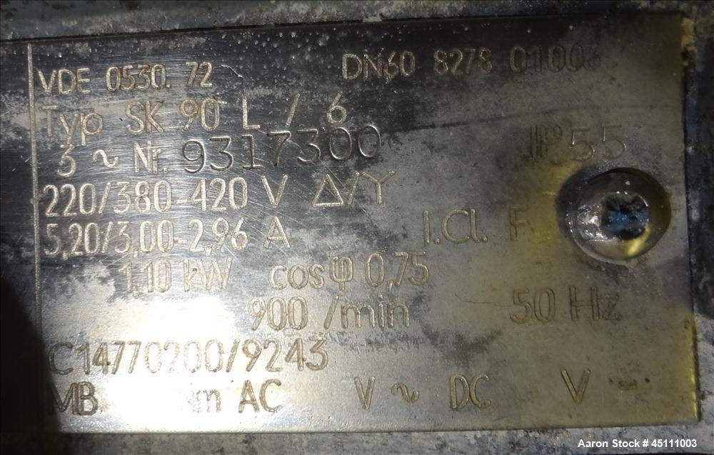 Used Stainless Steel Larsson Rotary Vacuum Filter