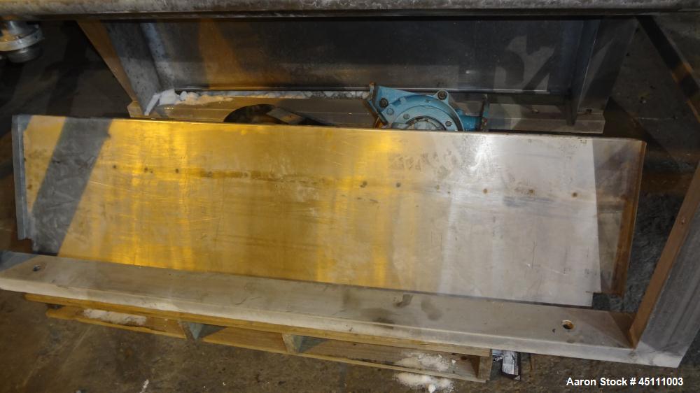 Used Stainless Steel Larsson Rotary Vacuum Filter