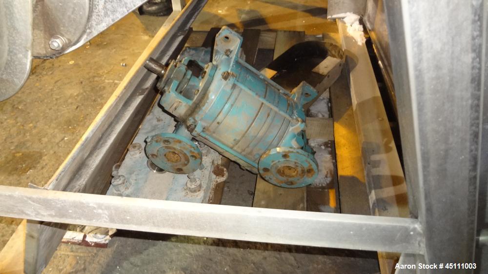 Used Stainless Steel Larsson Rotary Vacuum Filter