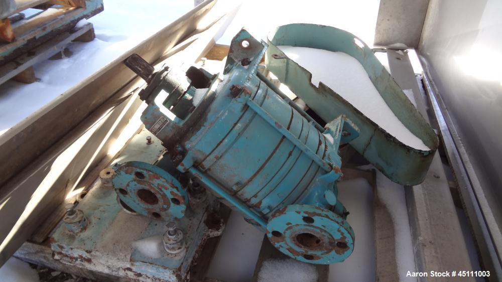 Used Stainless Steel Larsson Rotary Vacuum Filter