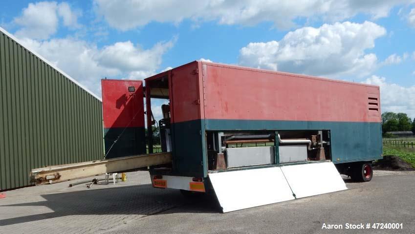 Used Nivoba Engineering Type FS Mobile Trailer Mounted Rotary Vacuum Filter