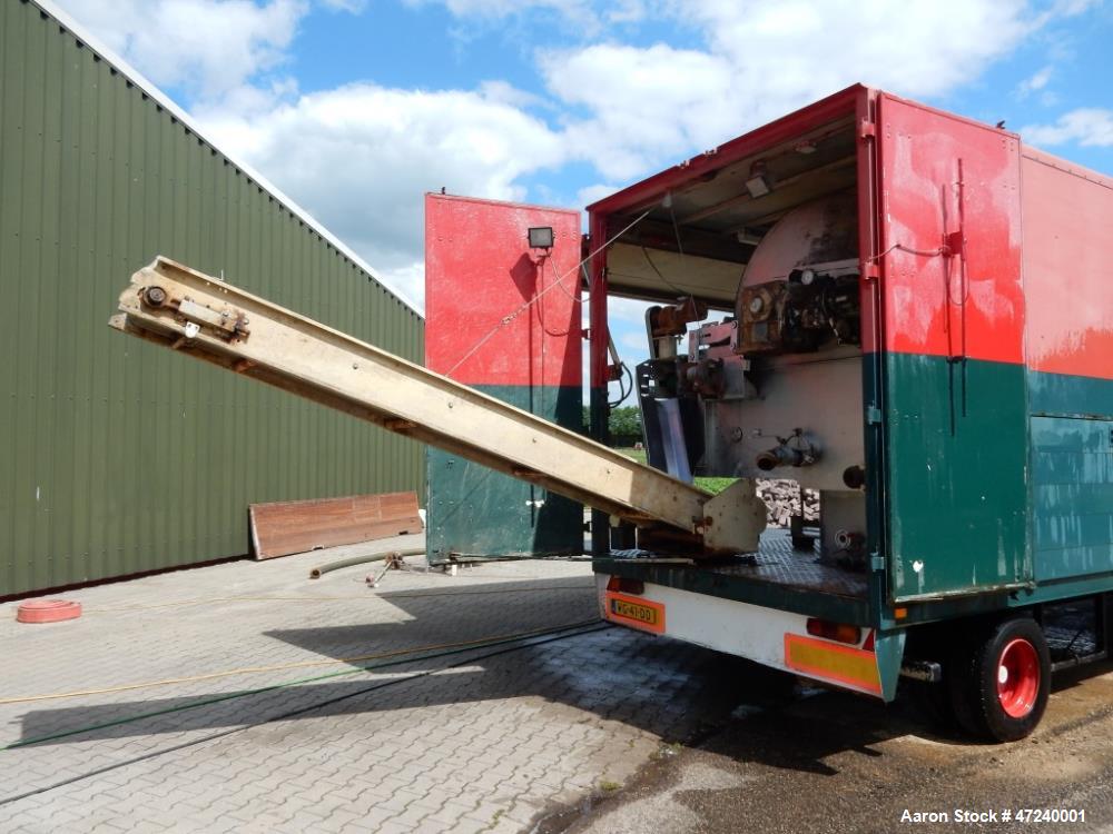 Used Nivoba Engineering Type FS Mobile Trailer Mounted Rotary Vacuum Filter