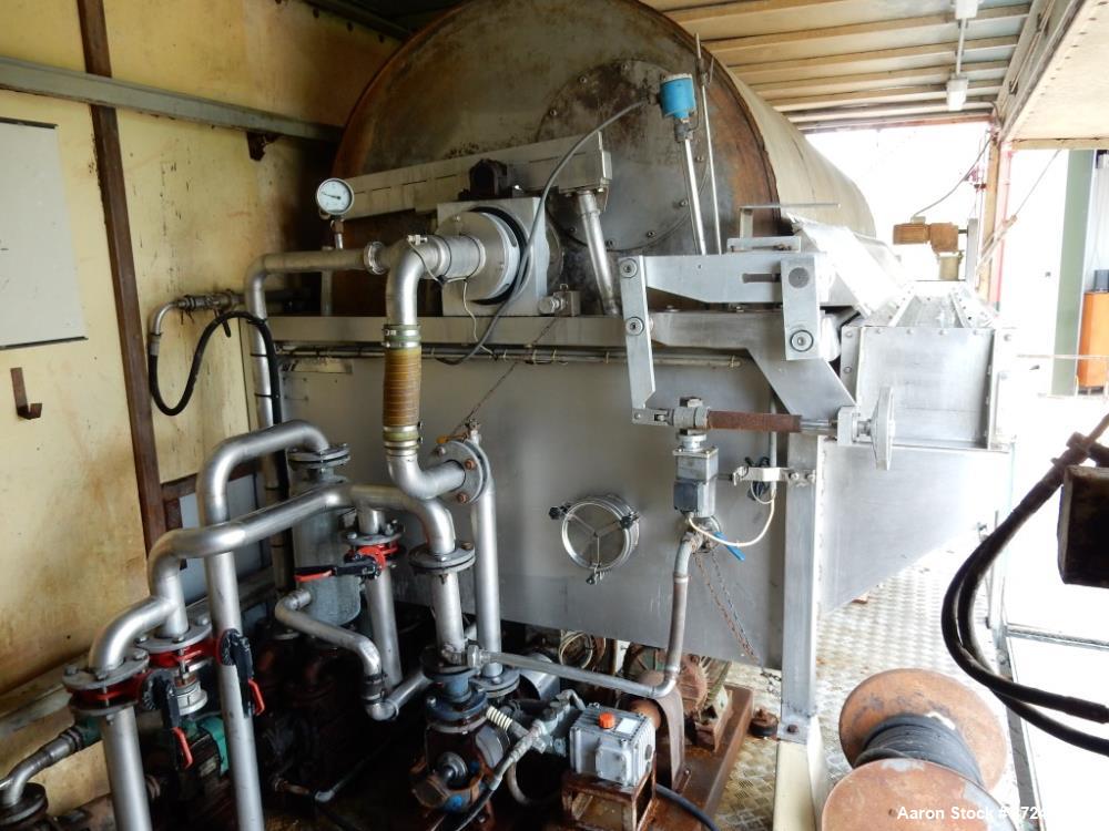 Used Nivoba Engineering Type FS Mobile Trailer Mounted Rotary Vacuum Filter