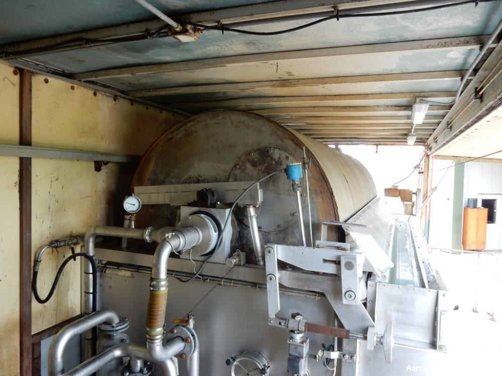 Used Nivoba Engineering Type FS Mobile Trailer Mounted Rotary Vacuum Filter