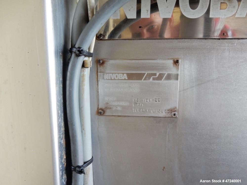Used Nivoba Engineering Type FS Mobile Trailer Mounted Rotary Vacuum Filter