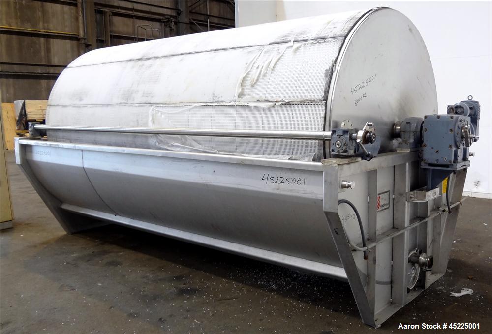 Used TMCI Padovan Taylo Pre-Coat Rotary Vacuum Filter
