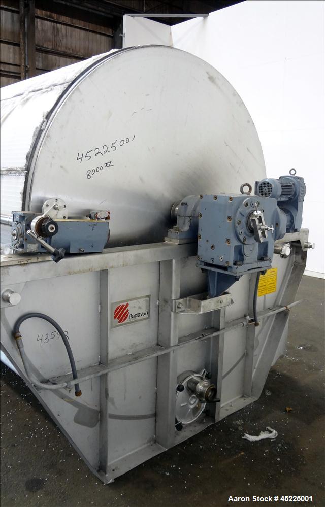 Used TMCI Padovan Taylo Pre-Coat Rotary Vacuum Filter