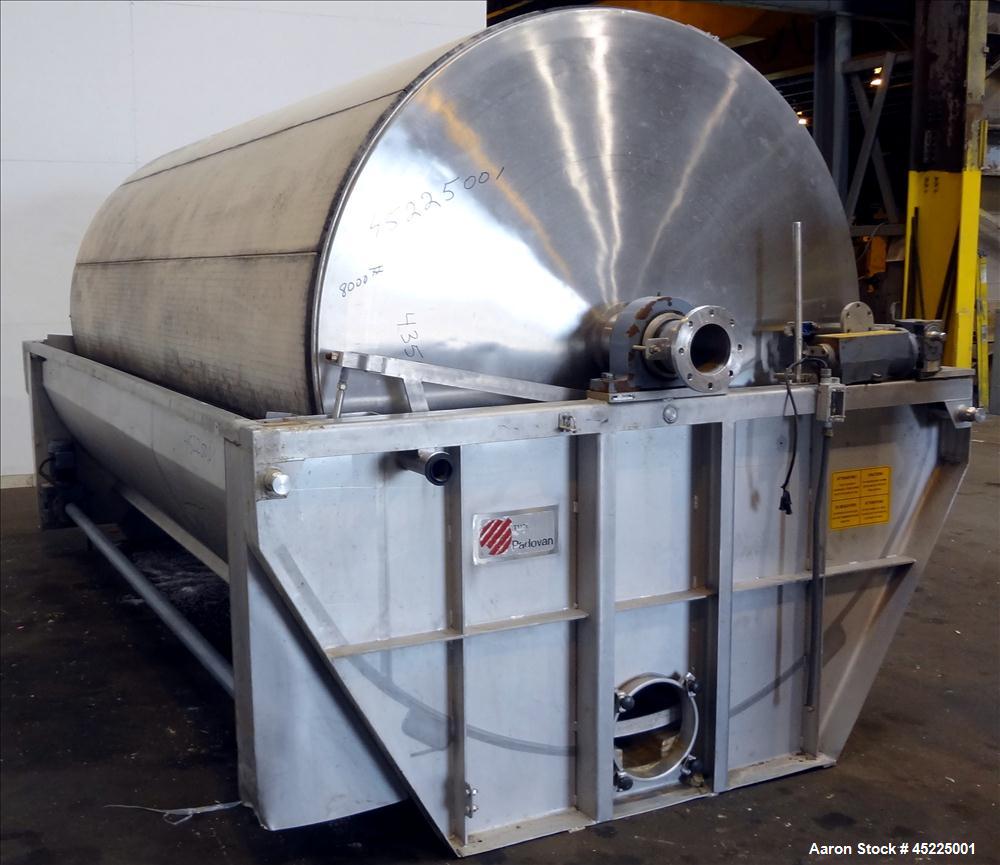 Used TMCI Padovan Taylo Pre-Coat Rotary Vacuum Filter