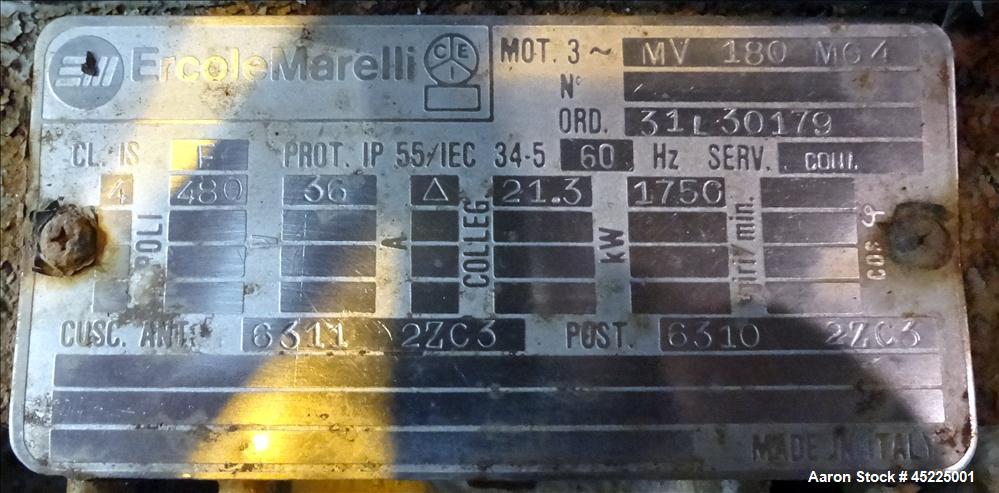 Used TMCI Padovan Taylo Pre-Coat Rotary Vacuum Filter