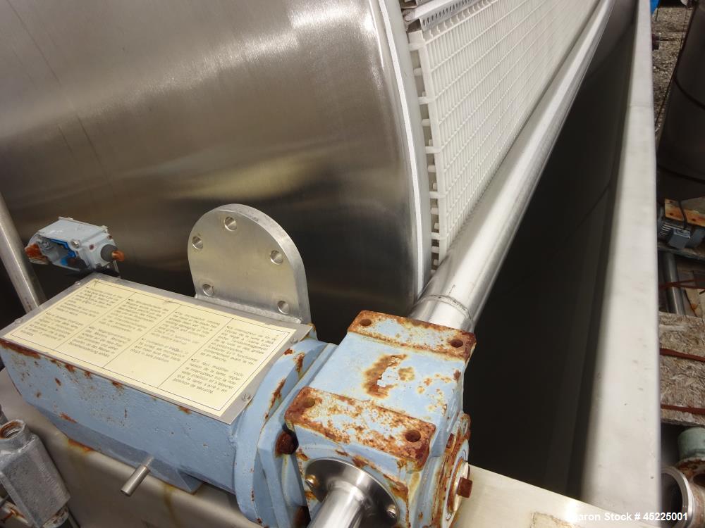 Used TMCI Padovan Taylo Pre-Coat Rotary Vacuum Filter