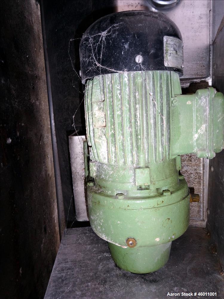 Used Seitz Enzinger Noll Duobloc (Drehfilter) Rotary Drum Vacuum Filter, Approximate 86 Square Feet (8m^2), 304 Stainless Steel. Drum 47.2" (1200 mm) diameter x 84" face. Driven by approximate 0.18/0...