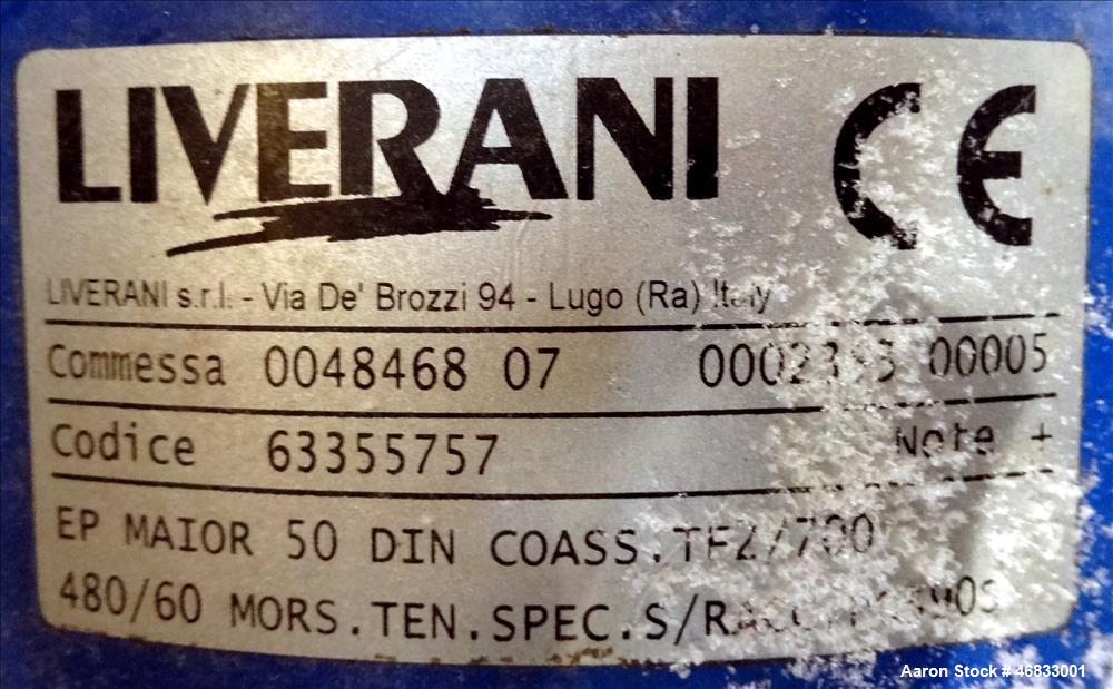 Used Spadoni Rotary Vacuum Filter, Model ASSO 15, 161 Square Feet