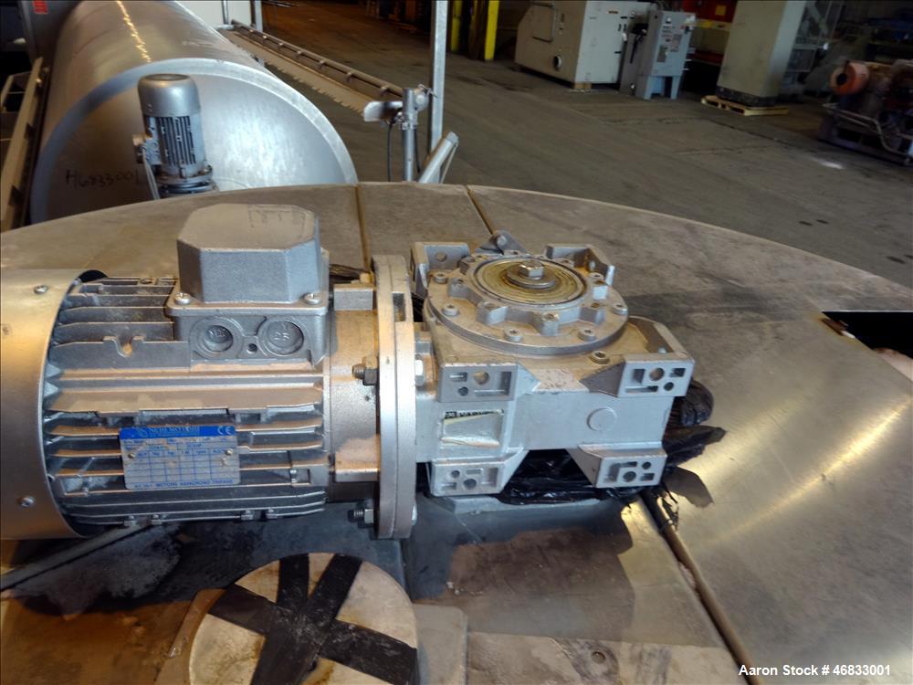 Used Spadoni Rotary Vacuum Filter, Model ASSO 15, 161 Square Feet