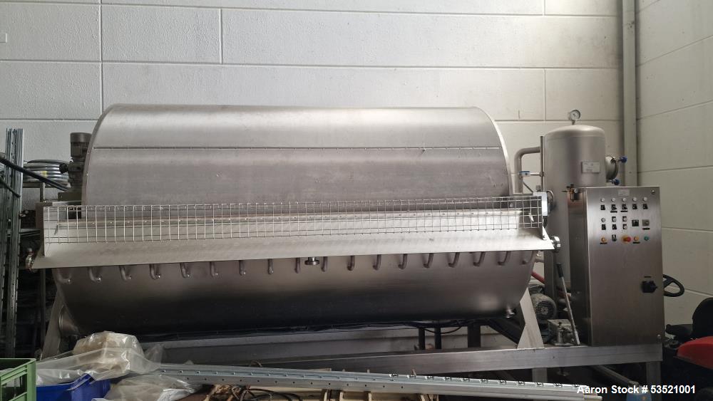 Used TMCI Padovan TAYLO 15 Vacuum Filtration System – 161 Sq Ft, Stainless Steel
